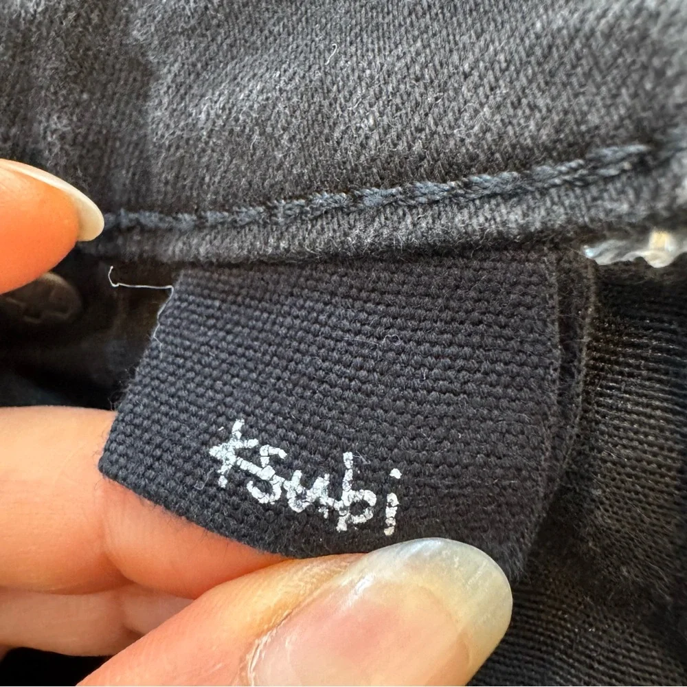 Ksubi Black Skinny Chitch Jeans Men’s 33 x 32 Button Fly Stretch